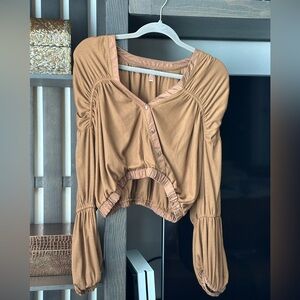 Fp movement Dakota long sleeve cropped top